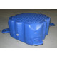 Floating Dock HDPE pontoon Standard cube - Blue - FD505040-BL - ASM